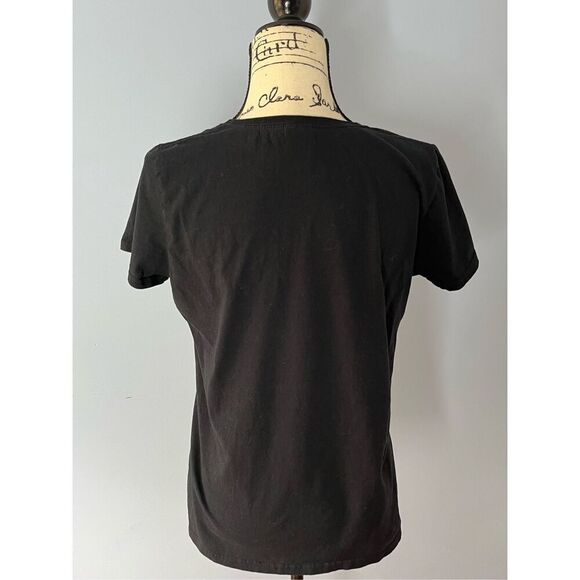 Fruit of the Loom Women’s L All You Need Is Love & a Great Dane Tee Black with L - Picture 8 of 8